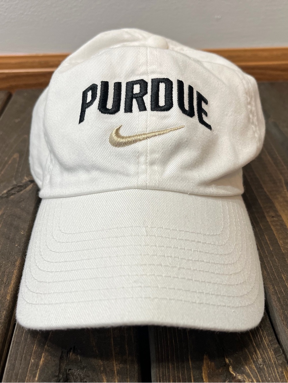 Purdue Boilermakers Nike Hat Baseball Cap Adjustable OSFM Dri-Fit Heritage86